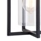 Vaxcel Kilbourne 1 Light Black Dusk to Dawn Outdoor Wall Lantern Clear Glass T0646 - alternate 3